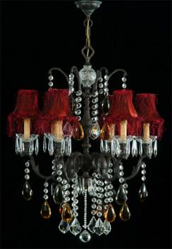 Crystal chandelier - Coal Brass Chandelier