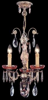 Crystal chandelier - Bristol Silver Chandelier   crystal color