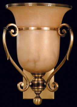 Crystal chandelier - Chandelier Antique Brass--Champagne Alabaster