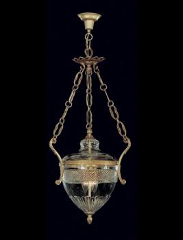 Crystal chandelier - Bronze Chandelier-Hand Blown Leaded Crystal