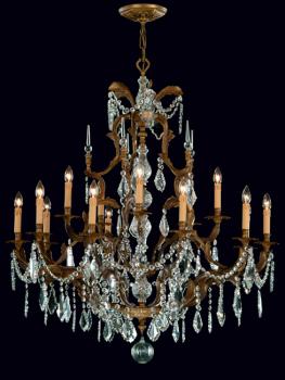 Crystal chandelier - Chandelier Rust Brown-Full Leaded Crystal