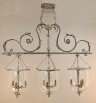 Crystal chandelier - VENICE SILVER